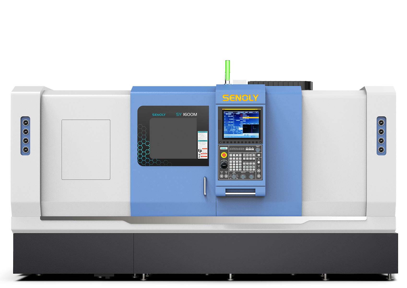 Станок токарный с ЧПУ с наклонной станиной SENOLY SY1600M (DD)